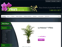 Tablet Screenshot of fleurs.qc.ca